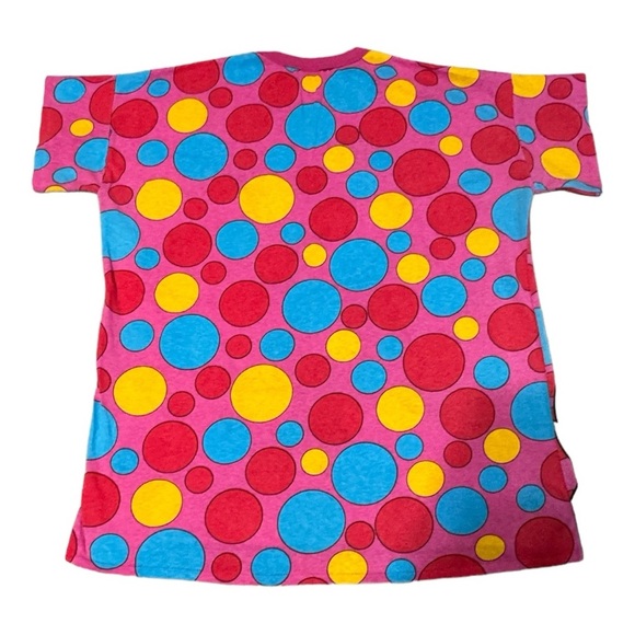 Vintage 90’s LOONEY TUNES Bugs Bunny Polka Dot Tee T Shirt Pink XXL 2XL FLIRTS - Picture 2 of 5